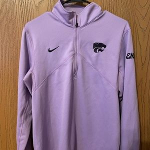 Nike K-State Lavender 1/4 Zip Pullover - Size Medium